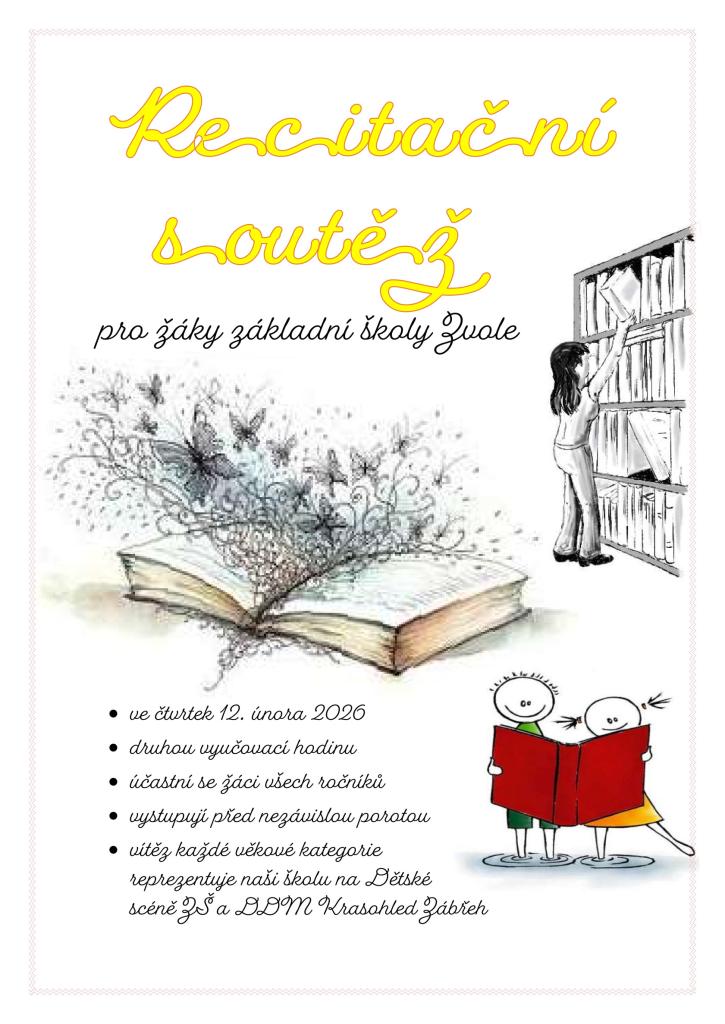 Recitační soutěž 2026